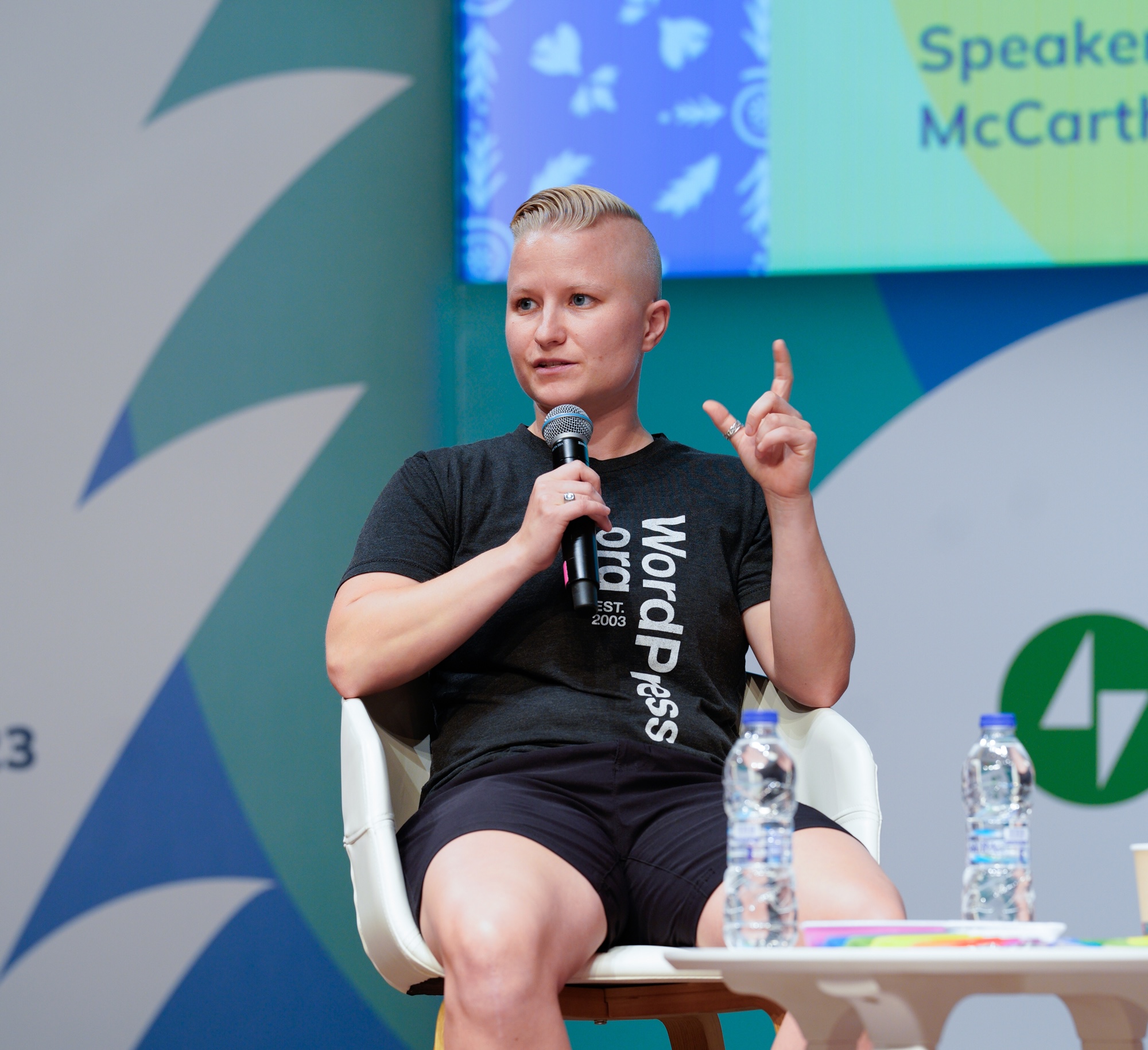 photo of anne mccarthy giving a presentation